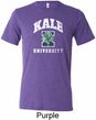 Yoga Kale University Darks Mens Tri Blend Crewneck Shirt