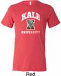 Yoga Kale University Darks Mens Tri Blend Crewneck Shirt
