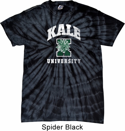 Yoga Kale University Darks Spider Tie Dye Shirt