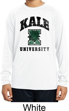 Yoga Kale University Lights Kids Dry Wicking Long Sleeve Shirt