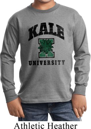 Yoga Kale University Lights Kids Long Sleeve Shirt