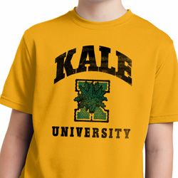 Yoga Kale University Lights Kids Moisture Wicking Shirt