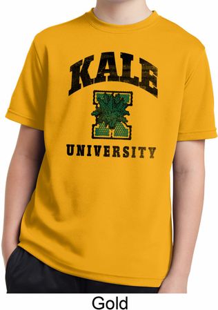 Yoga Kale University Lights Kids Moisture Wicking Shirt