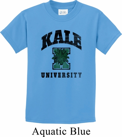 Yoga Kale University Lights Kids Shirt