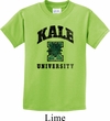 Yoga Kale University Lights Kids Shirt