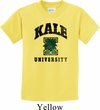 Yoga Kale University Lights Kids Shirt