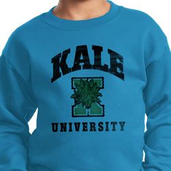 Yoga Kale University Lights Kids Sweatshirt