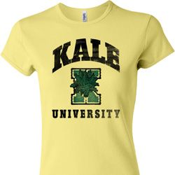 Yoga Kale University Lights Ladies Crewneck Shirt Yoga Kale University Lights Ladies Crewneck Shirt