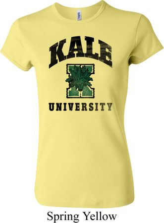 Yoga Kale University Lights Ladies Crewneck Shirt