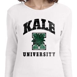 Yoga Kale University Lights Ladies Long Sleeve Shirt Yoga Kale University Lights Ladies Long Sleeve Shirt