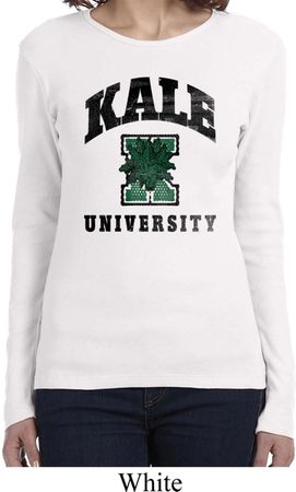 Yoga Kale University Lights Ladies Long Sleeve Shirt