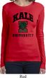 Yoga Kale University Lights Ladies Long Sleeve Shirt