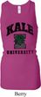Yoga Kale University Lights Ladies Longer Length Racerback Tank Top