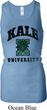 Yoga Kale University Lights Ladies Longer Length Racerback Tank Top