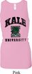 Yoga Kale University Lights Ladies Longer Length Racerback Tank Top