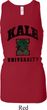 Yoga Kale University Lights Ladies Longer Length Racerback Tank Top