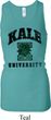 Yoga Kale University Lights Ladies Longer Length Racerback Tank Top