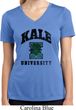Yoga Kale University Lights Ladies Moisture Wicking V-neck Shirt
