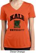 Yoga Kale University Lights Ladies Moisture Wicking V-neck Shirt