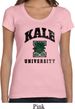 Yoga Kale University Lights Ladies Scoop Neck Shirt