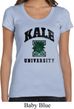 Yoga Kale University Lights Ladies Scoop Neck Shirt