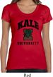 Yoga Kale University Lights Ladies Scoop Neck Shirt