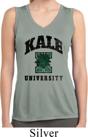 Yoga Kale University Lights Ladies Sleeveless Moisture Wicking Shirt