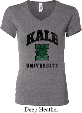 Yoga Kale University Lights Ladies V-neck Shirt