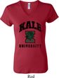 Yoga Kale University Lights Ladies V-neck Shirt