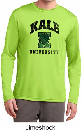 Yoga Kale University Lights Mens Dry Wicking Long Sleeve Shirt