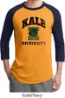 Yoga Kale University Lights Mens Raglan Shirt