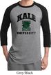 Yoga Kale University Lights Mens Raglan Shirt