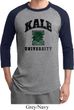 Yoga Kale University Lights Mens Raglan Shirt