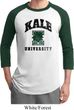 Yoga Kale University Lights Mens Raglan Shirt