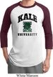 Yoga Kale University Lights Mens Raglan Shirt
