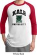 Yoga Kale University Lights Mens Raglan Shirt