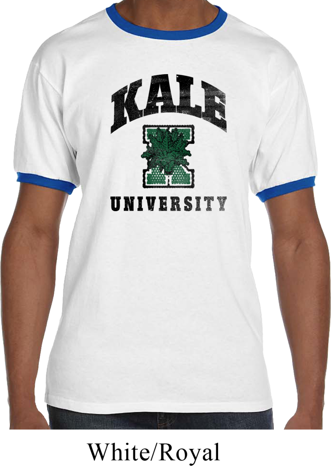 Yoga Kale University Lights Mens Ringer Shirt Kale University Lights