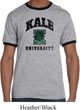 Yoga Kale University Lights Mens Ringer Shirt
