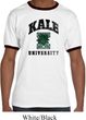 Yoga Kale University Lights Mens Ringer Shirt