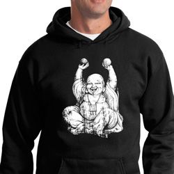 Yoga Laughing Buddha Hoodie