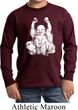 Yoga Laughing Buddha Kids Long Sleeve Shirt