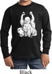 Yoga Laughing Buddha Kids Long Sleeve Shirt