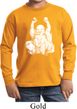 Yoga Laughing Buddha Kids Long Sleeve Shirt