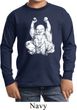 Yoga Laughing Buddha Kids Long Sleeve Shirt