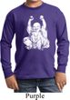 Yoga Laughing Buddha Kids Long Sleeve Shirt