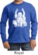 Yoga Laughing Buddha Kids Long Sleeve Shirt
