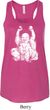 Yoga Laughing Buddha Ladies Flowy Racerback Tanktop