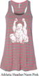 Yoga Laughing Buddha Ladies Flowy Racerback Tanktop