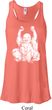 Yoga Laughing Buddha Ladies Flowy Racerback Tanktop