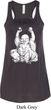 Yoga Laughing Buddha Ladies Flowy Racerback Tanktop